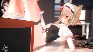 "Holy Shit, I Just Had The Best Maid Ever Elysia Getting Fucked By A Pardofelis (Chopsticker)"