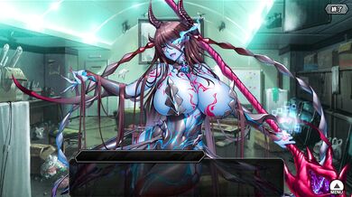 'The Nympho Succubus, Mizuki Shiranui: A Taimanin RPGX Hentai Video'