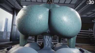 "Morinth's Futa Fuck Fest with Liara and BobD3D"