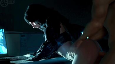 "Unbuttoning Miko in the Bedroom"