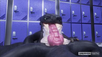 'MONSTER PORN - THE BIG, THICK CUM DRINKING DRAGON AND HIS TOOTHLESS SPAWNERS'