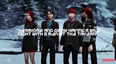 "Malfoy & Friends Seduce Ginny and Hermione with Horns Awaiting"