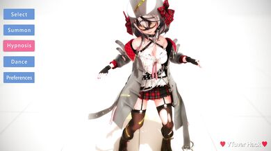 "Sexy cat Sakamata Chloe rubs her pussy and moans loudly as she pleasures herself in front of the camera."