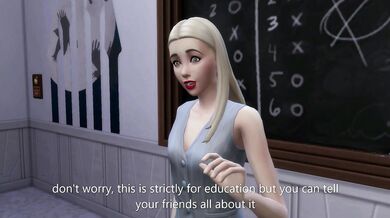 'Innocent Student Gets His First Hands-On Lesson '