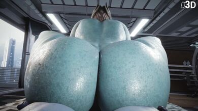 'Love Triangle with Liara T'soni and EDI 4K [3D]'.