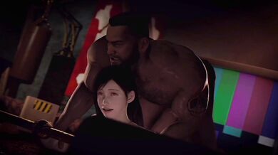 "Spiritual Love: Aeris Gains a New Heart, and Cloud Finds His True Purpose in the Midst of Crisis."