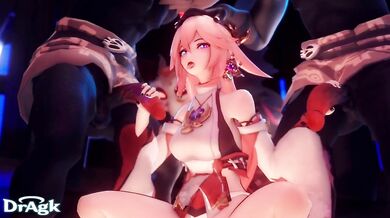 Rewritten: "A Sultry Maid and her Miko in High Definition"