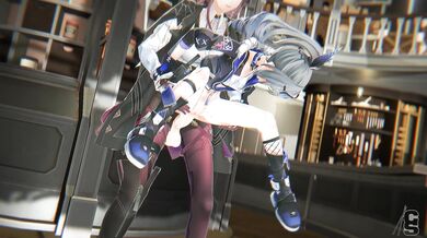 "Mommy, why does Daddy have a hard cock? Let's watch HSR Kafka x Silverwolf Library (Chopsticker) to find out!"