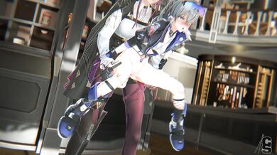 "Mommy, why does Daddy have a hard cock? Let's watch HSR Kafka x Silverwolf Library (Chopsticker) to find out!"