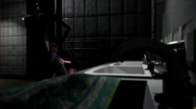 Rewritten as: "Intergalactic Horror in the Bathroom: Alien Encounter 2"
