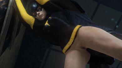 "Batgirl Faces Off Against A Thuggish Youngie In A No-Wardrobe Smutty Encounter"
