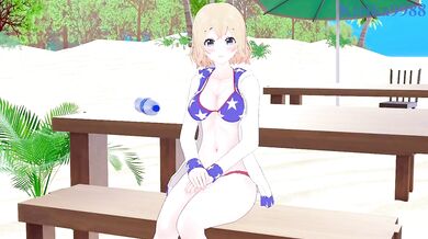 'Sexual Escapades with Nanami on the Beachfront'