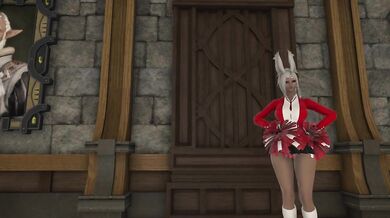 The Cheerleader and Her Sexy Sports Gear