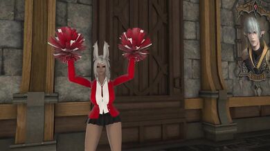 The Cheerleader and Her Sexy Sports Gear