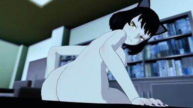 "Blake's massive foot smashes Yang's naked body into the ground, leaving her squirming in pleasure."