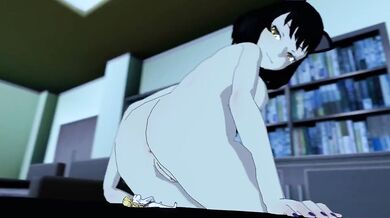 "Blake's massive foot smashes Yang's naked body into the ground, leaving her squirming in pleasure."