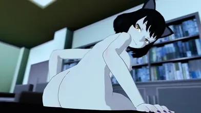"Blake's massive foot smashes Yang's naked body into the ground, leaving her squirming in pleasure."