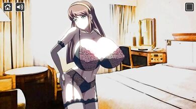 'The H-Office Sexual Intercourse Game, featuring huge anime tits in the first volume: Playing with Pornography'.