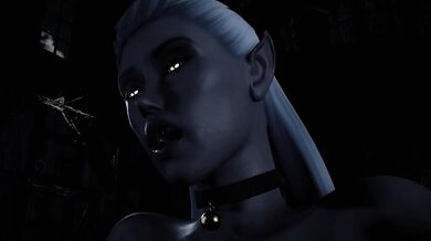 'The Mistress Meris Gives a Titjob to the Slave Girl in Chains (PV)'