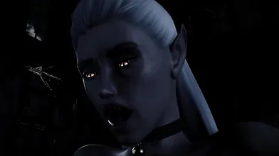 'The Mistress Meris Gives a Titjob to the Slave Girl in Chains (PV)'