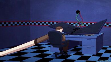 'The Naughty Janitor Gets Rough With The Sexy Sprintrap'