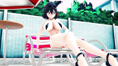 "The Splash of Lucoa and Ryuuko: A Poolside Romp with Bugs (in Ultra HD)"