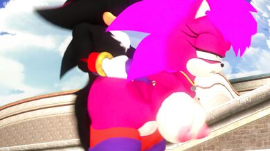 "Watching Sonia take on Shadow's massive meat popsicle."