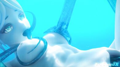 "Slippery Submerged Sexcapades with Tentacles: An Underwater Hentai Frenzy!"