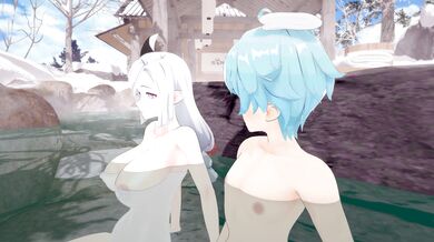 "The Enlightened One’s Hot Springs Rendezvous Part 1 - Ningguang, Shenhe: The Lovemaking of the Sweetheart"