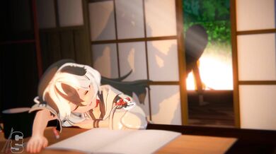 "Sexy Helia Dreams of a Hentai Chopstick Lover!"