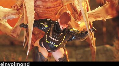 "Terminatrix and Hell Divers collide in a scorching hot three-way!"