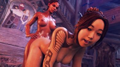 "Unleashed Desires: Dani and Sheva, the Red-Hot Hentai Adventure"