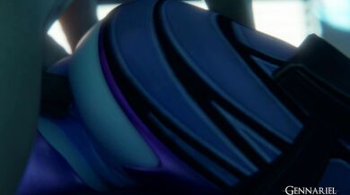'Double Penetration in a BDSM Dungeon with Widowmaker and Anal Grip. Starring Gennariel.'
