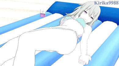 "Exploring Erotic Desires with Kagome and Sesshomaru on the Sunny Shore"
