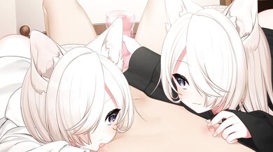 The fox girl with soft hands gives you an amazing handjob and makes your whole body tingle in delight.