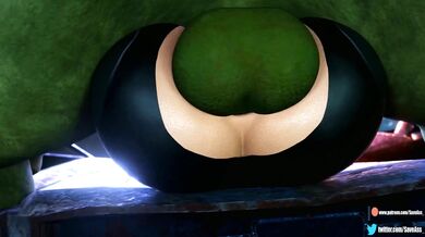 'Busty Black Widow Gets Smashed by Hulk in Compilation of Farting and Cumming Sounds'