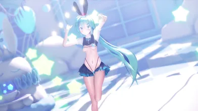 Watch as Hatsune Miku gets lost in a rabbit hole filled with hisapi! (NSFW)