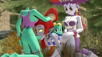 'Mirage Masturbation - Shantae XXX Parody Video'