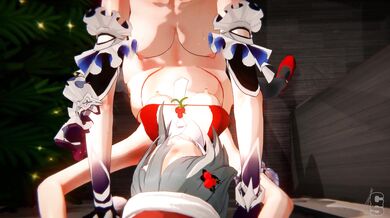 'Sexy Santa Claus Gives Kiana A Bionic Dildo For Christmas'