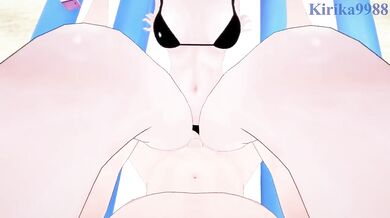 'One-Punch Man and Tatsumaki have passionate beachside sex'