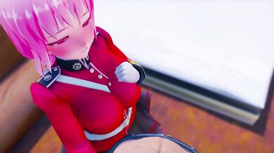 'Petite Nightingale Ridden Hard on the Rail'