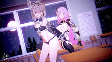 "Lustful Leopardess: Elysia and the Chopstick of Love"