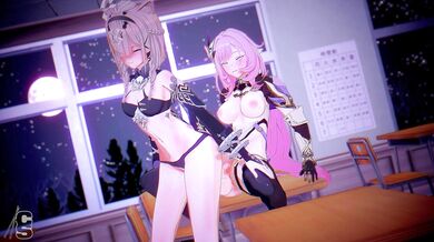 "Lustful Leopardess: Elysia and the Chopstick of Love"