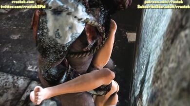 'Futa on Female: Tina Armstrong Gets Fucked by a Demon Monster, Her Belly Bulging with His Cock'