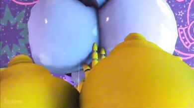 "Girls Who Love It Rough: Chica and Roxxanne's Anal Farting Orgasm"