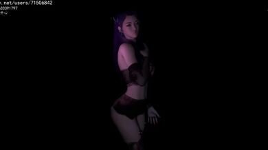 "Sexy Asian Dancer in Black Lingerie Gyrates and Grinds for Pleasure!"