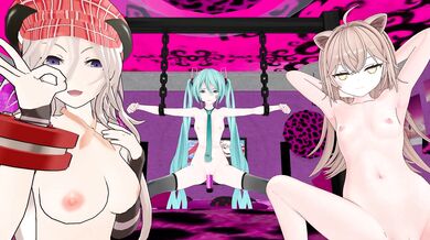 "Tied up in ribbons, MIKU is taken for a ride."