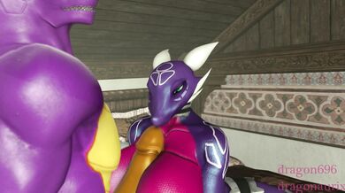 'Spyro and Cynder - A Tale of Love and Titty-Fucking'