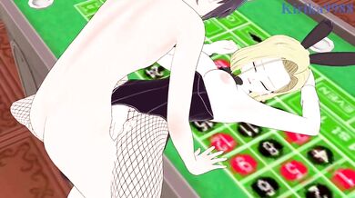 Dragon Ball Z: Gambling Away with Android 18 and Having Sex in the Casino.