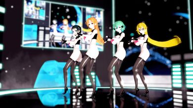 "'Sword Art Online': Asuna, Lefa and Suguha engage in a heated threesome with the baddest of them all - Shinon!"